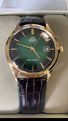 ORIENT Bambino SAC08002F0 Men's Watch 42mm Mechanical Automatic Green New