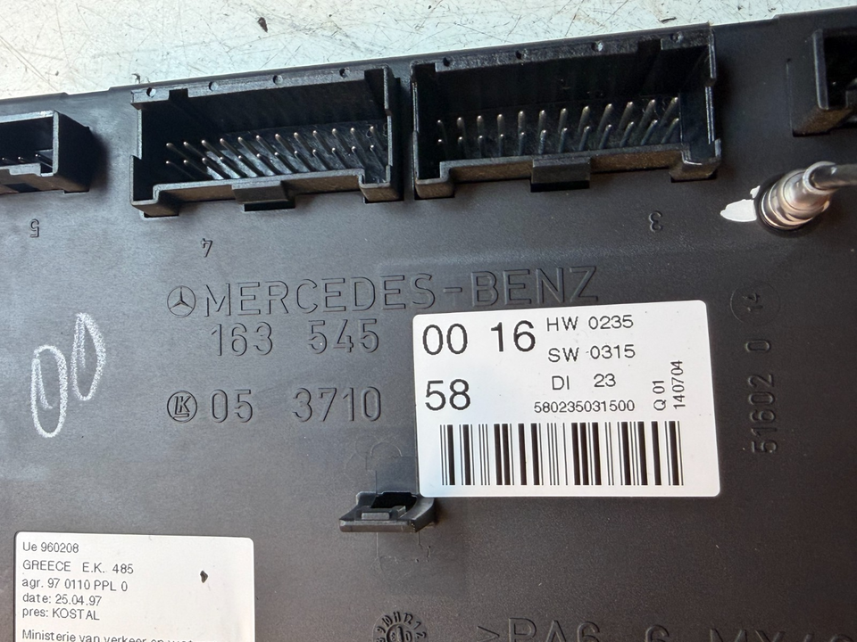 163545053710-appareil-de-commande-mercedes-ml-w163-ebay