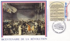 FRANCE 1989 FDC BICENTENAIRE DE LA REVOLUTION FRANCAISE YT 2605