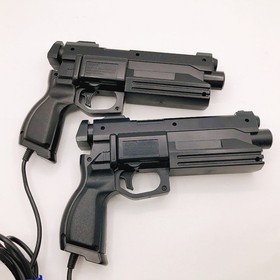 Sega Saturn Gun Controller Virtua Cop HSS-0122 Lot of 2 Game CRT TV Only Tested