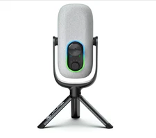 USB Microphone JLab JBuds Talk 96kHz Gaming Streaming Podcast Mic White