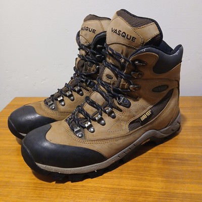 Vasque GTX Gore Tex Mens Sz 10 Hiking Shoes Vibram Brown  Boots Worn Once