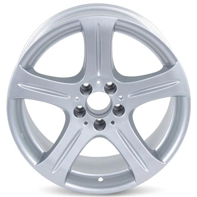 全新 18 英寸 x 9.5 英寸 后合金轮圈 2006 2007 适用于梅赛德斯奔驰 CLS500 CLS550 — 第 3/4 张图片