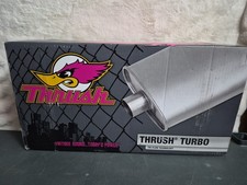 Thrush 17713 Turbo Muffler Inlet Outlet Diameter - 2.25