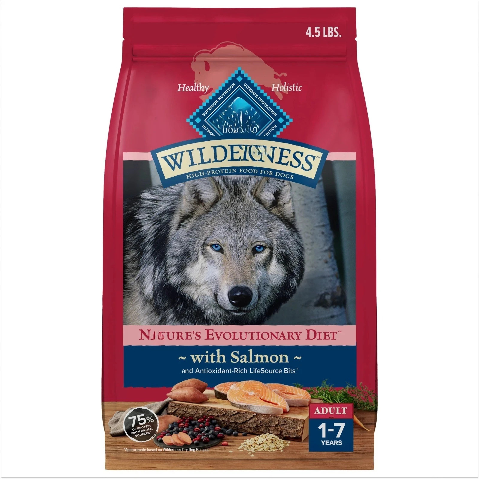 Plus Wholesome Grains With Salmon - 4.5lbs