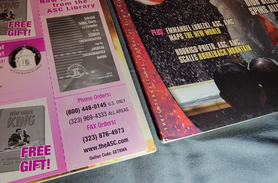 American Cinematographer 2005 Lot (6) Island Jarhead King Kong Geisha + VG EX Foto 3 de 4