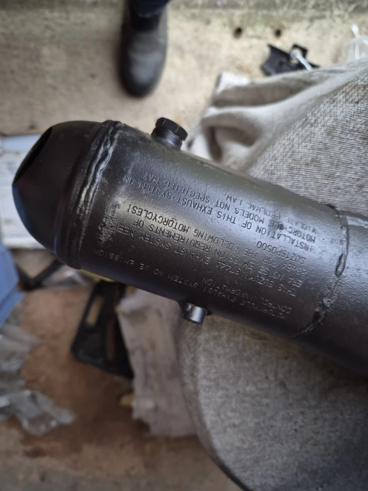 Suzuki Dr500 Sp500 Exhaust System Muffler Complete - Image 3 of 4