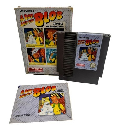Nintendo NES - A Boy and his Blob  - OVP CIB Komplett mit Anleitung Händler  
