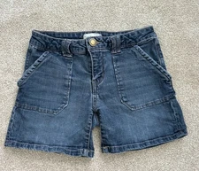Jolt Jean Junior's Shorts w/Front & back Patch Pockets-Medium Wash-Size 1