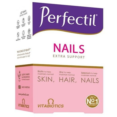 Nahrungsergänzungsmittel für Nägel, PERFECTIL PLUS NAILS, 60 Tabletten.