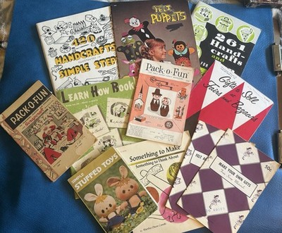 FANTASTIC LG LOT vintage craft publications-handcrafted/how to/homemade gifting