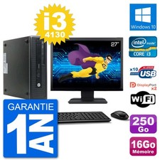 PC HP 800 G1 Ecran 27" Core