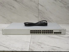 Cisco Meraki 24-Port PoE Cloud Managed Unclaimed Gigabit Switch MS225-24P