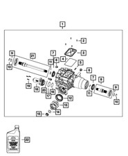 Genuine Mopar Rear Differential Pump And Moto...