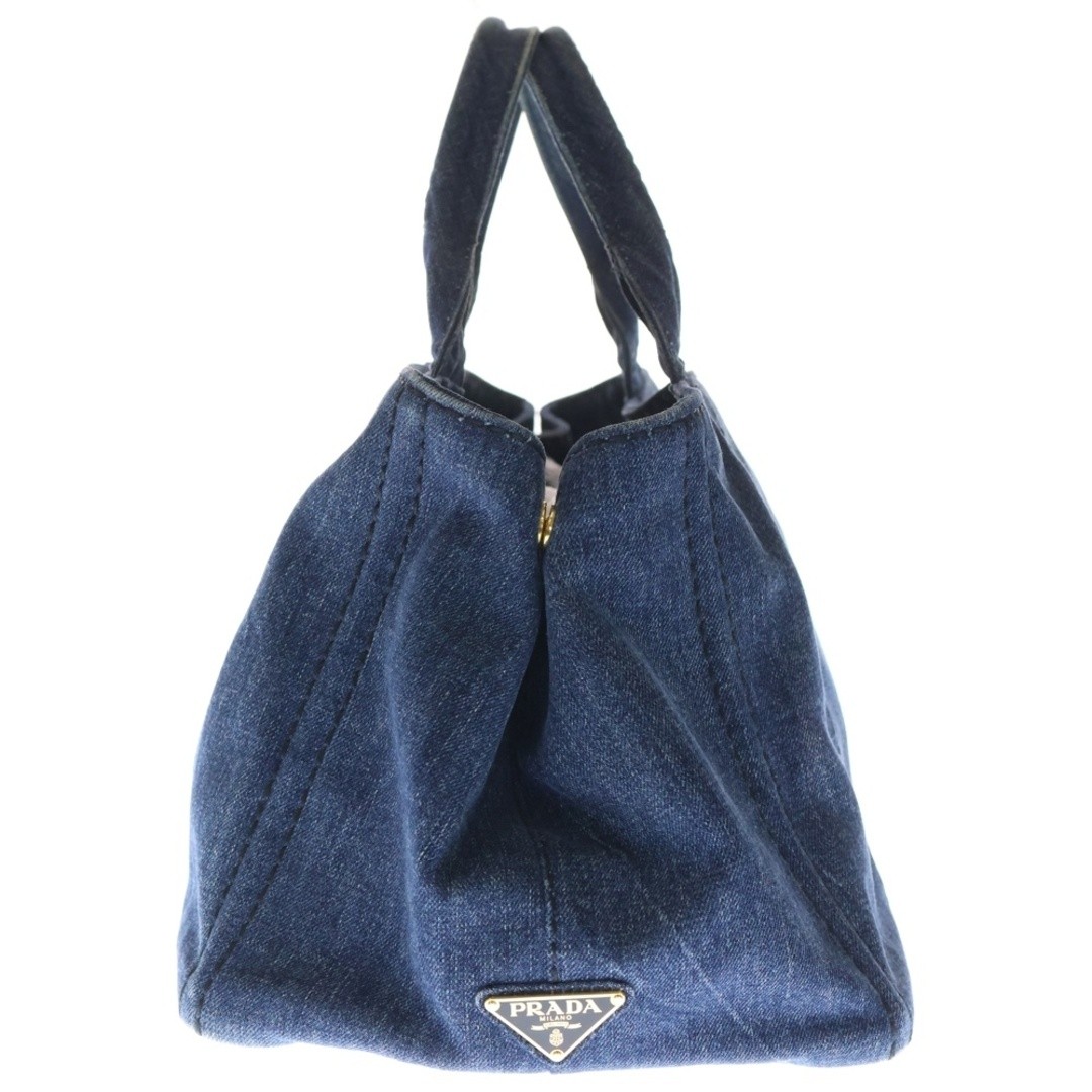 PRADA CANAPA MINI Kanapa Denim 2-way Hand Shoulder Bag INDIGO 1BG439 Used 9c9c46 thumbnail 3
