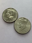 2003 P & D Kennedy Half Dollar (2) Clad Coins Circulated NIFC Free shipping N179