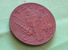 Rome, Vittorio Emanuele III (1900 - 1943): 10 Centesimi 1938 cu BU appraised