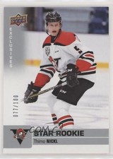 2019-20 Upper Deck CHL Star Rookie SP Exclusives 77/100 Thimo Nickl #336 07gn