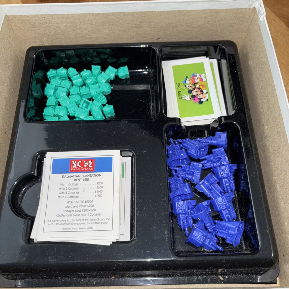 Monopoly The Disney Edition  2001 Parker Brothers Vintage Board Game  - Image 4 of 4