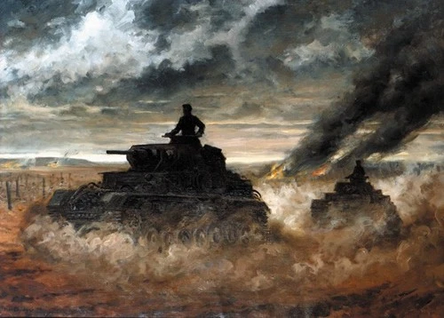 WW2 BATTLE BULGE GENERAL VON KNOBELSDORFF KNIGHTS CROSS OL SWORDS WAR HOFFM.SPC