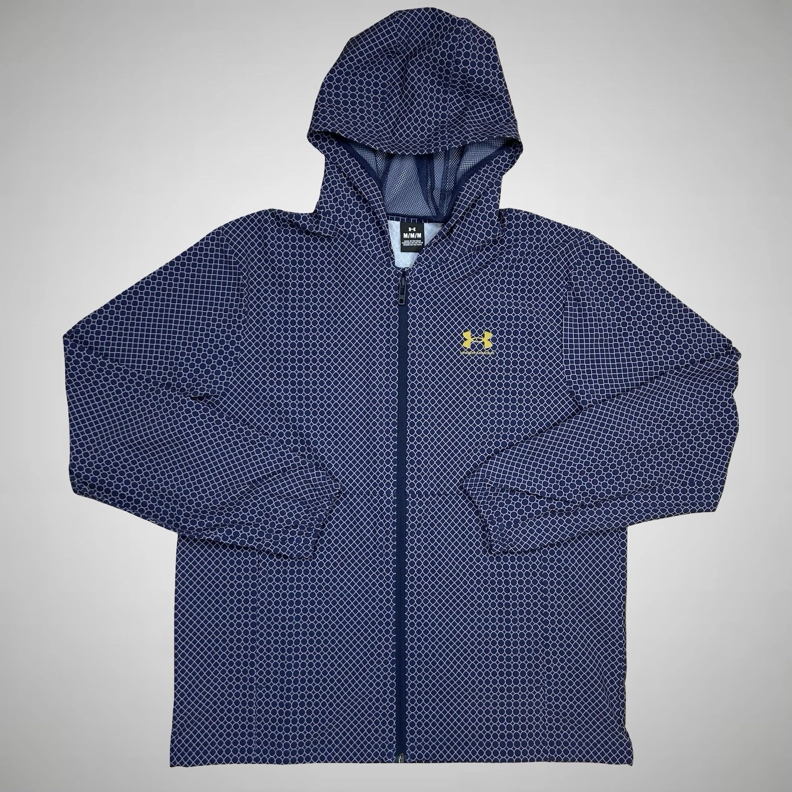 Under Armour UA Storm Men’s Medium Windbreaker Hooded Jacket 1390483-410 NWT