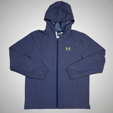 Under Armour UA Storm Men  s Medium Windbreaker Hooded Jacket 1390483-410 NWT