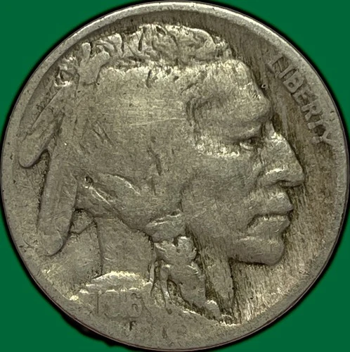 1916 Buffalo Nickel Fine F Coin #32236