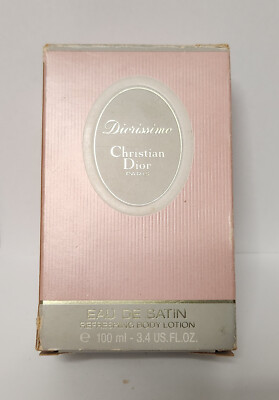 Vintage 1980's Diorissimo Eau de Satin by Christian Dior ~ 3.4 fl