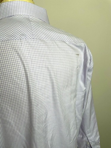 Lot 2 Joseph Abboud Mens Dress Shirt Check Button Down Purple Shirts Pronto Uomo - Picture 11 of 12