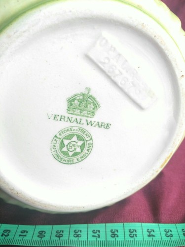 Vernal Ware Staffordshire Pottery Vintage Jug,Flower Arranging,Rare, Collectable - Picture 7 of 12