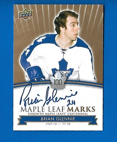 2017-18 TORONTO MAPLE LEAFS CENTENNIAL LEAF MARKS AUTOGRAPH & AKA CARD SEE LIST - Picture 10 of 91