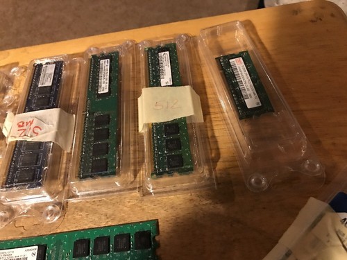 (14) Mixed Brands 512MB (7GB TOTAL) DDR2 PC2 4800 And 5300U RAM MEMORY - Picture 4 of 6