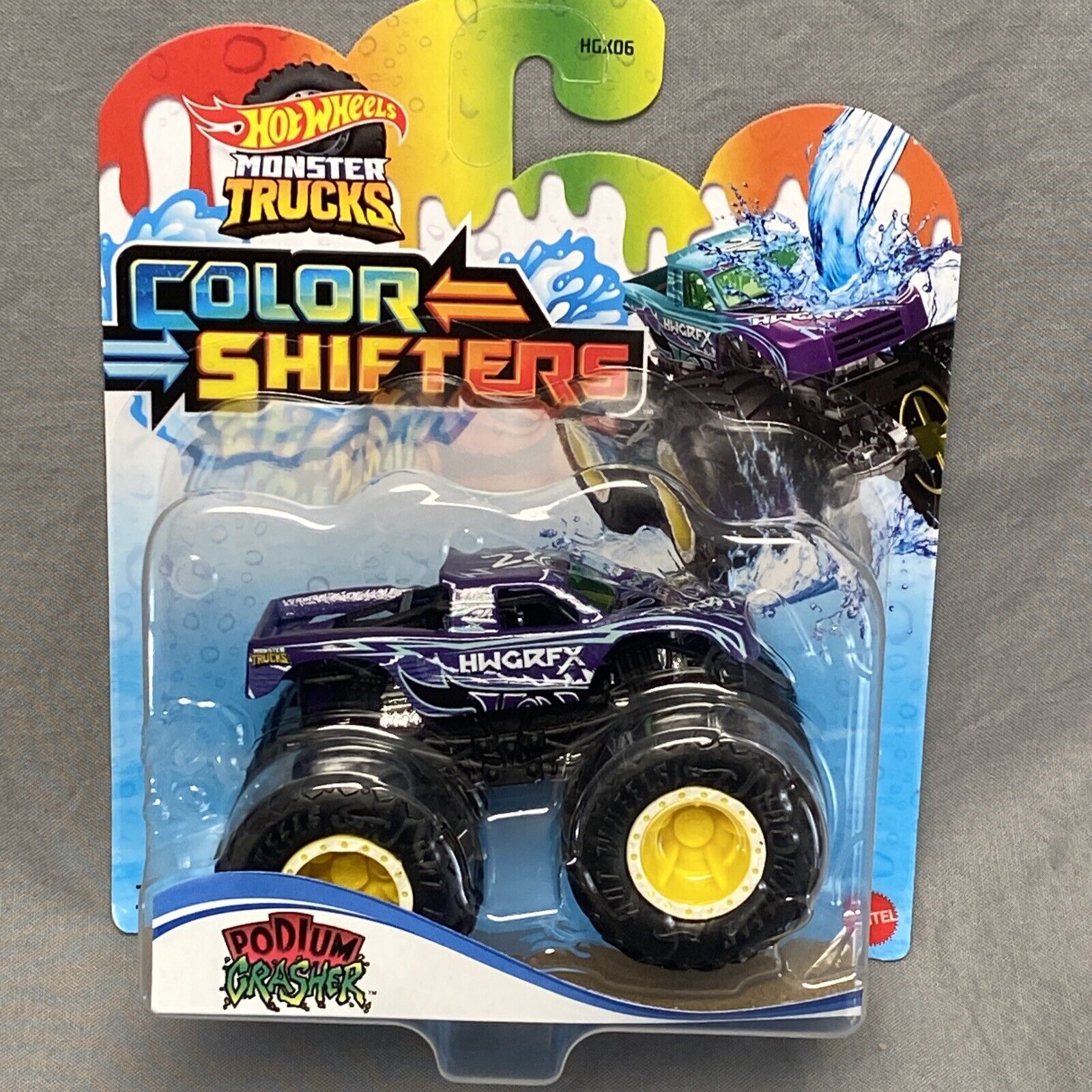 Pista Hot Wheels Monster Trucks Color Shifters Mattel - Loja Zuza