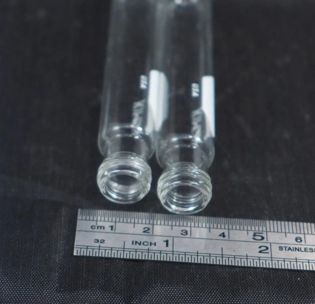 Set of 16 || KIMBLE Kimax Culture Tube, rubber-lined screw