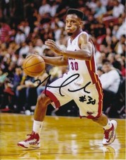 Miami Heat Norris Cole Signed Photo 8x10 COA