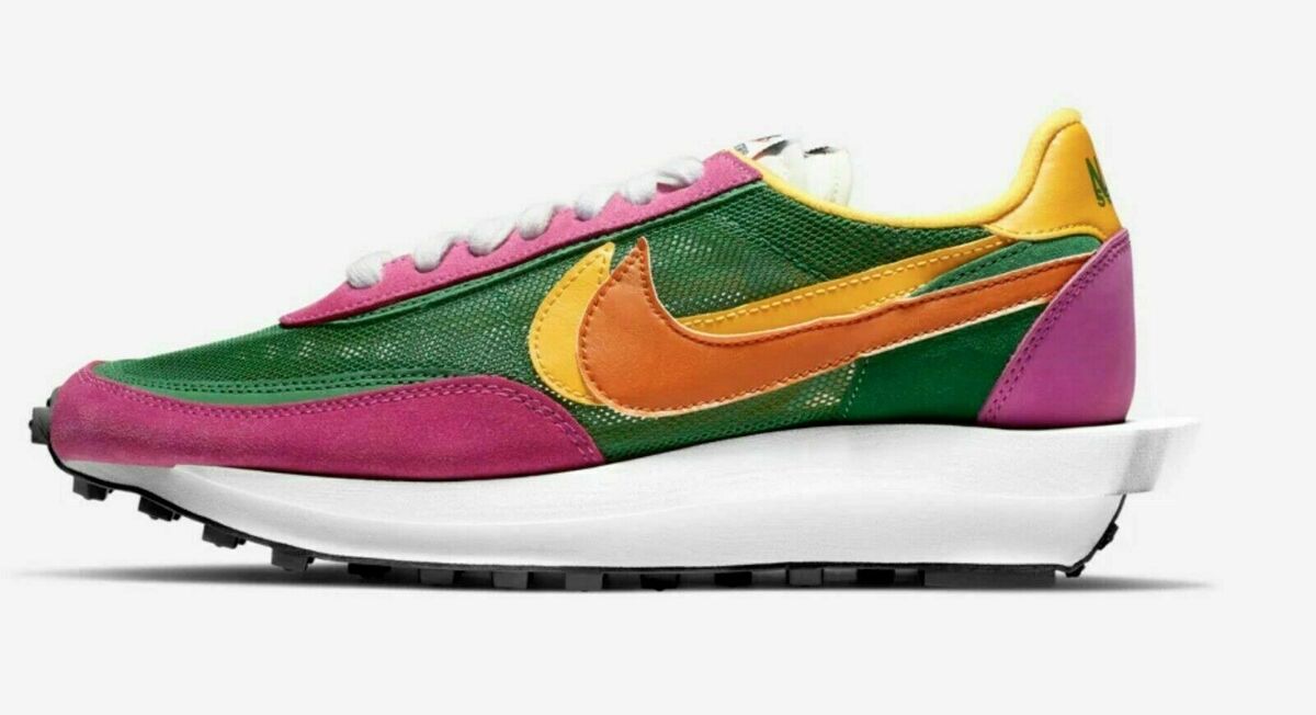 Sacai X Nike LDWaffle Pine Green Trainers Sneakers Shoes 43 Sacai X Nike LDWaffle Pine Green Trainers Sneakers Shoes 43