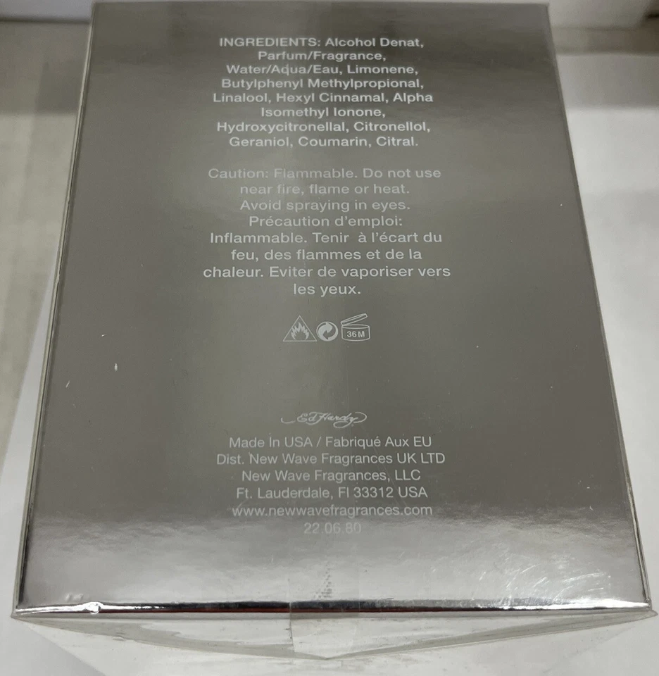 Ed Hardy Skulls and Roses Women Perfume Eau De Parfum Spray 3.4 oz Sealed Box  - Image 3 of 3