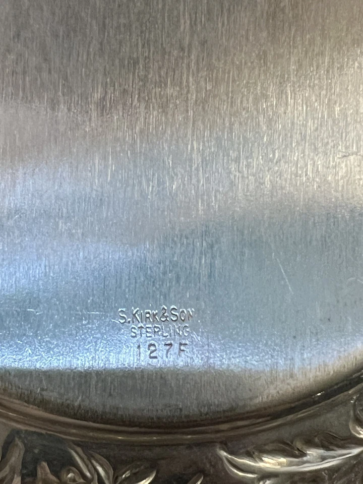 Platos de pan de ley S. Kirk (12) patrón 127F Foto 4 de 4