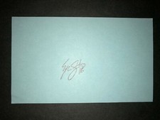 2006 DODGERS: Eric Stults, SIGNED 3x5 Card
