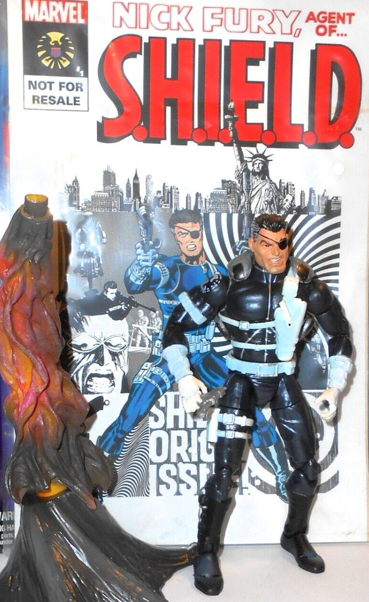 marvel legends NICK FURY agent of shield 2005 series V wave 4