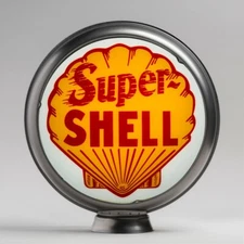 Super Shell 13.5" Gas Pump Globe w/ Steel Body (G176)