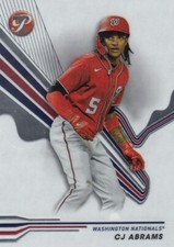 CJ ABRAMS TOPPS PRISTINE BASE WASHINGTON NATIONALS #227 2024 24