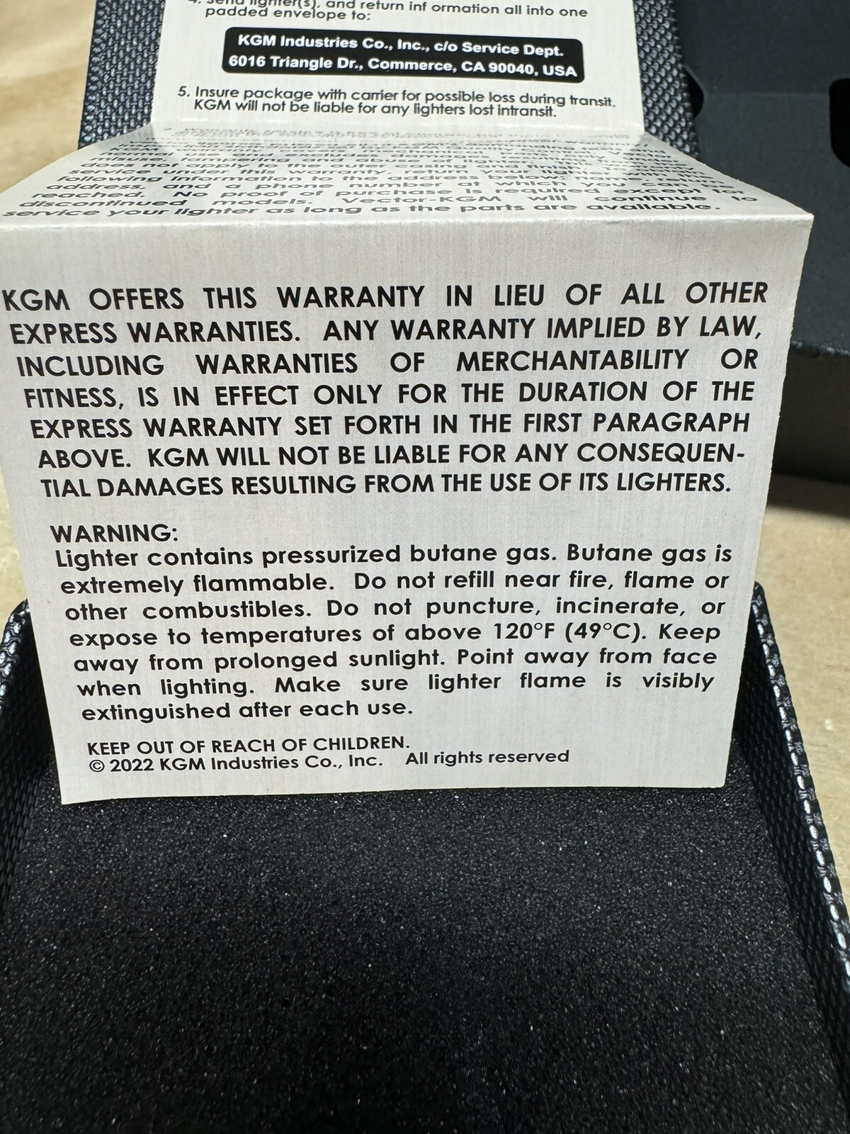 Vector AZTECH - Wind Resistant Large Single Jet Torch Lighter - Gunmetal - New