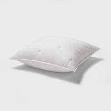 Threshold Tufted Crinkle Gauze Sham  KING White