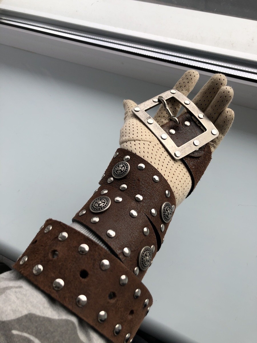 vintage CHROME HEARTS レザーベルト Vintage Chrome Hearts style belt leather Japanese Brand | eBay