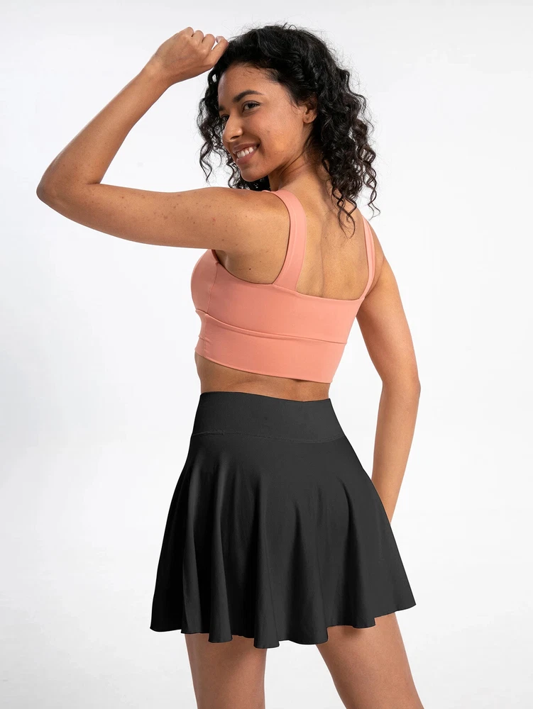 Women Tennis Skirt Pleated Athletic Skirts Workout Pickleball Golf Skort