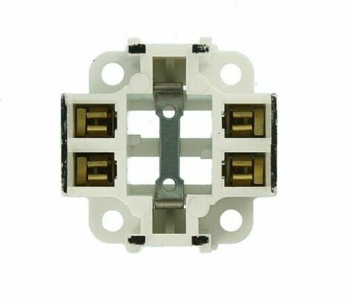 Leviton 431-W Fluorescent Lamp Holders – T8/T12 Shunted, Screw-in (10-Pack), G13, 120-480V
