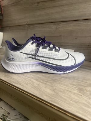 NEW Nike Air Zoom Pegasus 37 TCU Horned Frogs Shoes CZ5392-100 Size 11 White Men main image 3