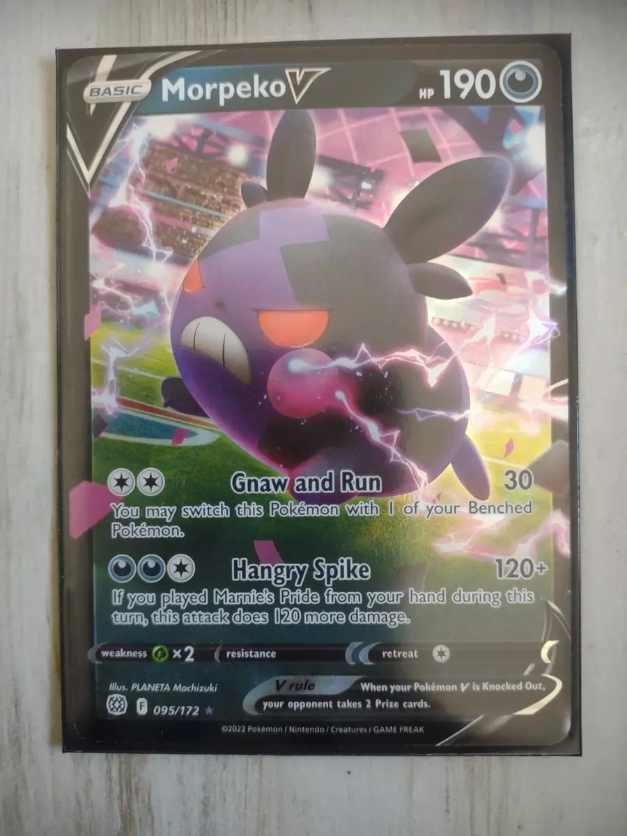 Morpeko V 095/172 Estrelas Brilhantes - Cartão Pokémon Ultra Raro