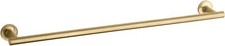 Kohler K-14436-2MB Purist-Towel Bar, Vibrant Brushed Moderne Brass